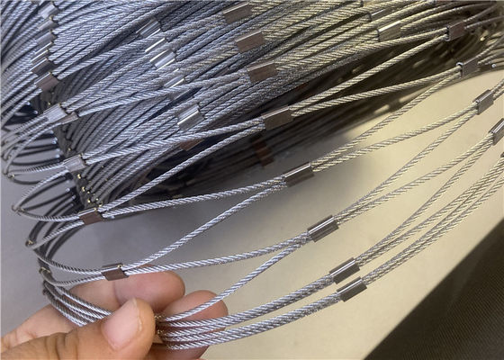 Rete in acciaio inossidabile flessibile da 2 mm, grado 316, per recinzioni di animali dello zoo e reti per uccelli