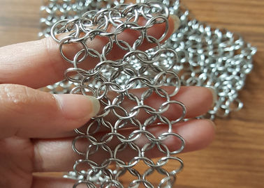 316 caratteristiche dell'acqua di uso della maglia dell'anello di Chainmail dell'acciaio inossidabile, tende di doccia