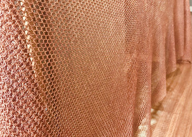 Tipo apertura di Chainmail della maglia dell'anello del rame dei drappi delle sale da concerto del diametro 8mm di 1mm