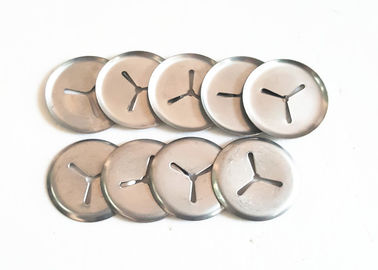 38mm hanno galvanizzato le clip di chiusura d'acciaio di auto con 3 scanalature per i cappucci di plastica della copertura