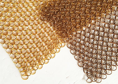 Maglia di diffusione leggera dell'anello del metallo di Chainmail per la divisione dell'interno di Decoraive