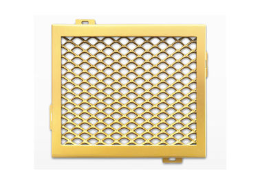 Soffitto ampliato decorativo interno colorato della maglia con la struttura del metallo di quattro ancore