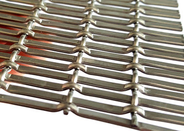 Rete metallica piana di alluminio architettonica per la facciata esteriore del metallo della costruzione