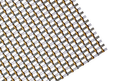 Tessuto architettonico atlantico del metallo del rivestimento della parete con cavo piano unito