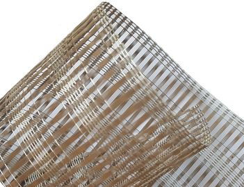 Maglia decorativa di arte dello strato intermedio di vetro laminato del tessuto di maglia del nastro metallico