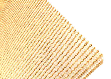 rete metallica laminata rame di larghezza di 2500mm per il divisore in vetro di arte architettonica