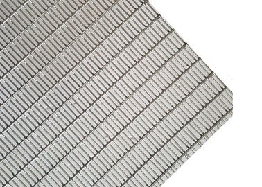Metalli tessuti rivestimento decorativo del cavo, facciate architettoniche della maglia del nastro metallico