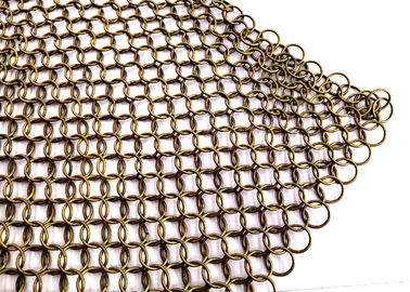 Terapie applicate X10MM della finestra dei drappi 1.2MM della maglia dell'anello dell'acciaio inossidabile, contesti