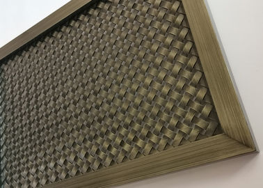 Schermo architettonico della rete metallica del metallo di progettazione della struttura con rame antico