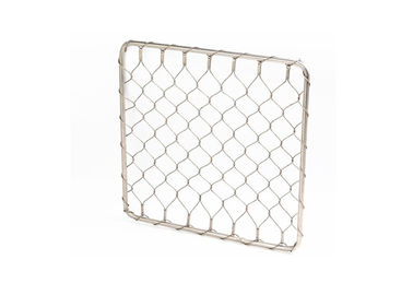 X - Tenda il recinto architettonico flessibile della maglia del cavo del diamante con la struttura rotonda della metropolitana