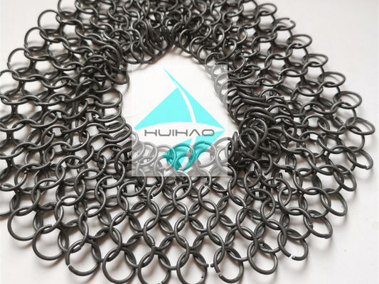 Ring Chainmail rotondo tesse il metallo Ring Mesh Space Dividers di 12mm x di 1.2mm