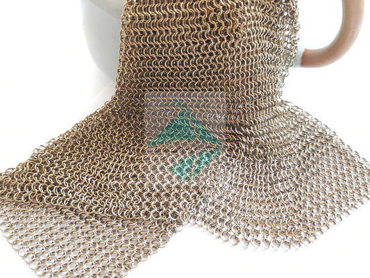 Metallo Ring Mesh della decorazione 0.8mmx7mm di sicurezza di acciaio inossidabile 316