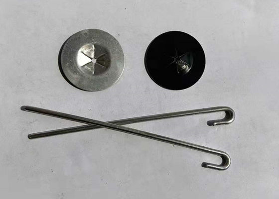 Rondelle di alluminio del gancio a J 2.5mm Pin Dia Solar Panel Clips With che installano la maglia del pannello solare