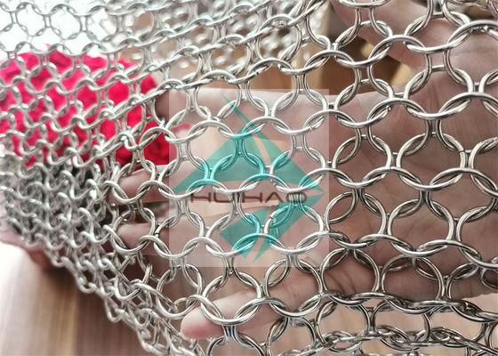 Chainmail ha saldato il metallo Ring Mesh For Facade Decoration di Pvd