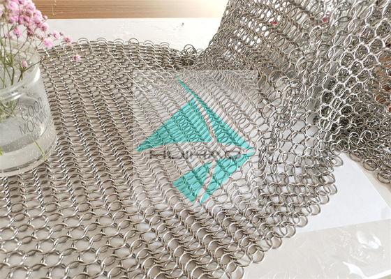 Maglia dell'anello del metallo dell'acciaio inossidabile di iso per i drappi di finestra della decorazione dell'hotel