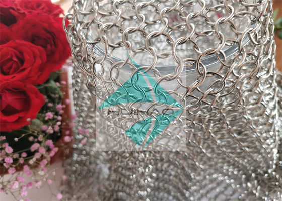 Luce fatta a mano della lega di alluminio di DIY che divide metallo Ring Mesh With Electroplating Bronze Color
