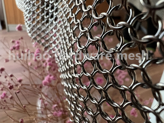 L'argento ha ricoperto l'acciaio inossidabile saldato 316 degli anelli rotondi della tenda 8mm di Chainmail