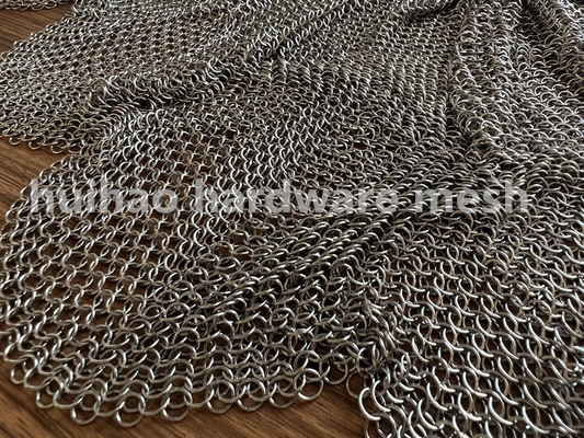 Decorazione Drivider di Ring Metal Mesh Drapery For della posta a catena di 304 ss