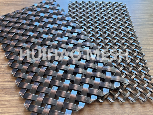 Acciaio inossidabile 304 di Mesh Antique Finish Square Hole del cavo architettonico dei Governi della mobilia
