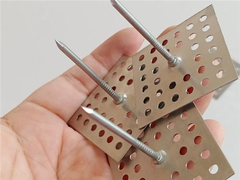 HUIHAO CUSTOM Perforate Isolation Hangers con lavastoviglie auto-bloccante utilizzato per l'isolamento di condotti HVAC W